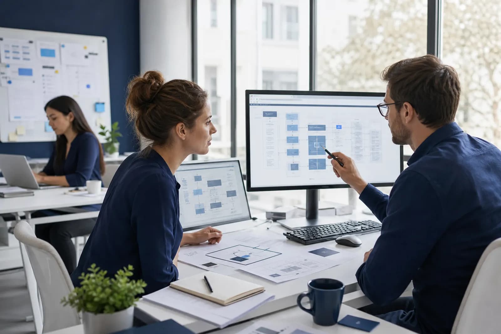 Content and engineering team structuring service information for search and AI systems
